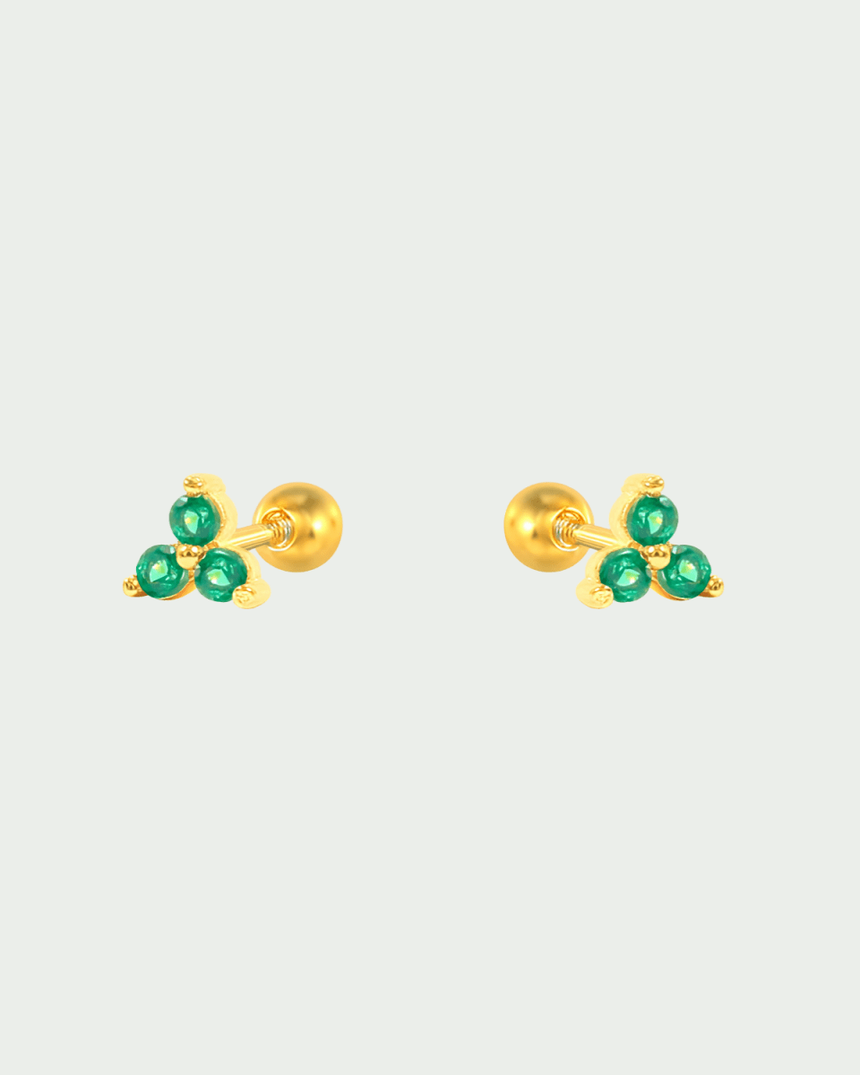 Piercing Leah Ouro Verde - PIERCINGS - DAANA