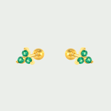 Piercing Leah Ouro Verde - PIERCINGS - DAANA