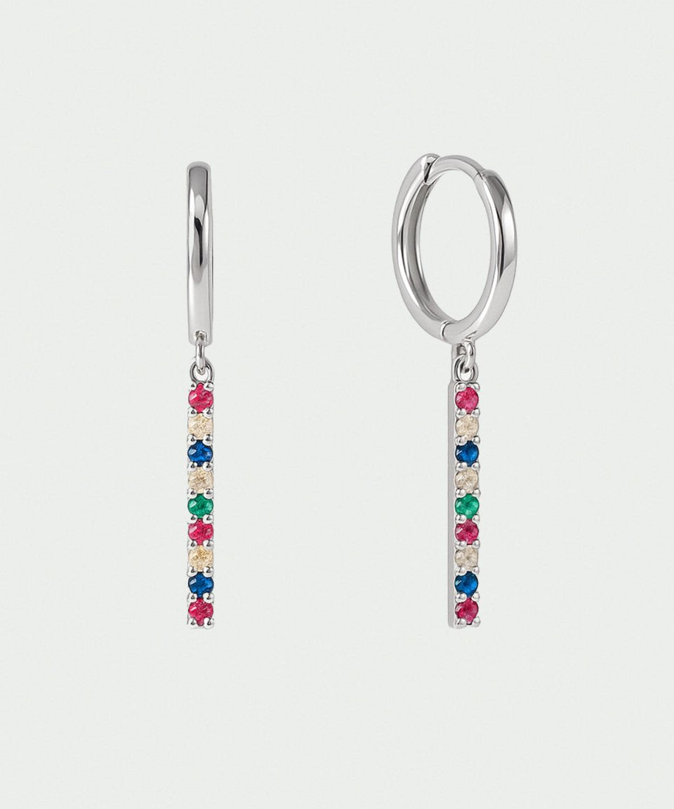 Aretes Olivia Prata - BRINCOS - DAANA