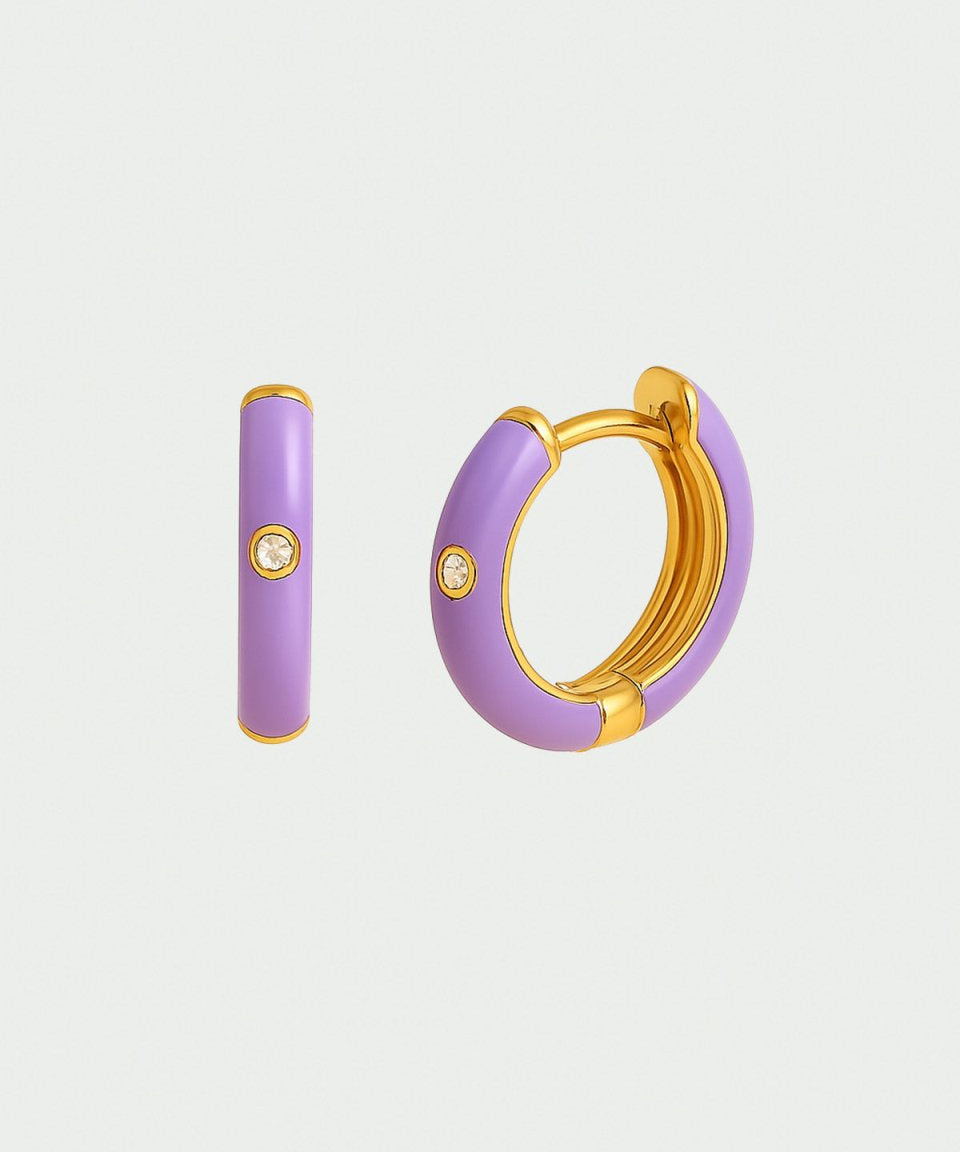 Brinco Julia Ouro Lila - BRINCOS - DAANA