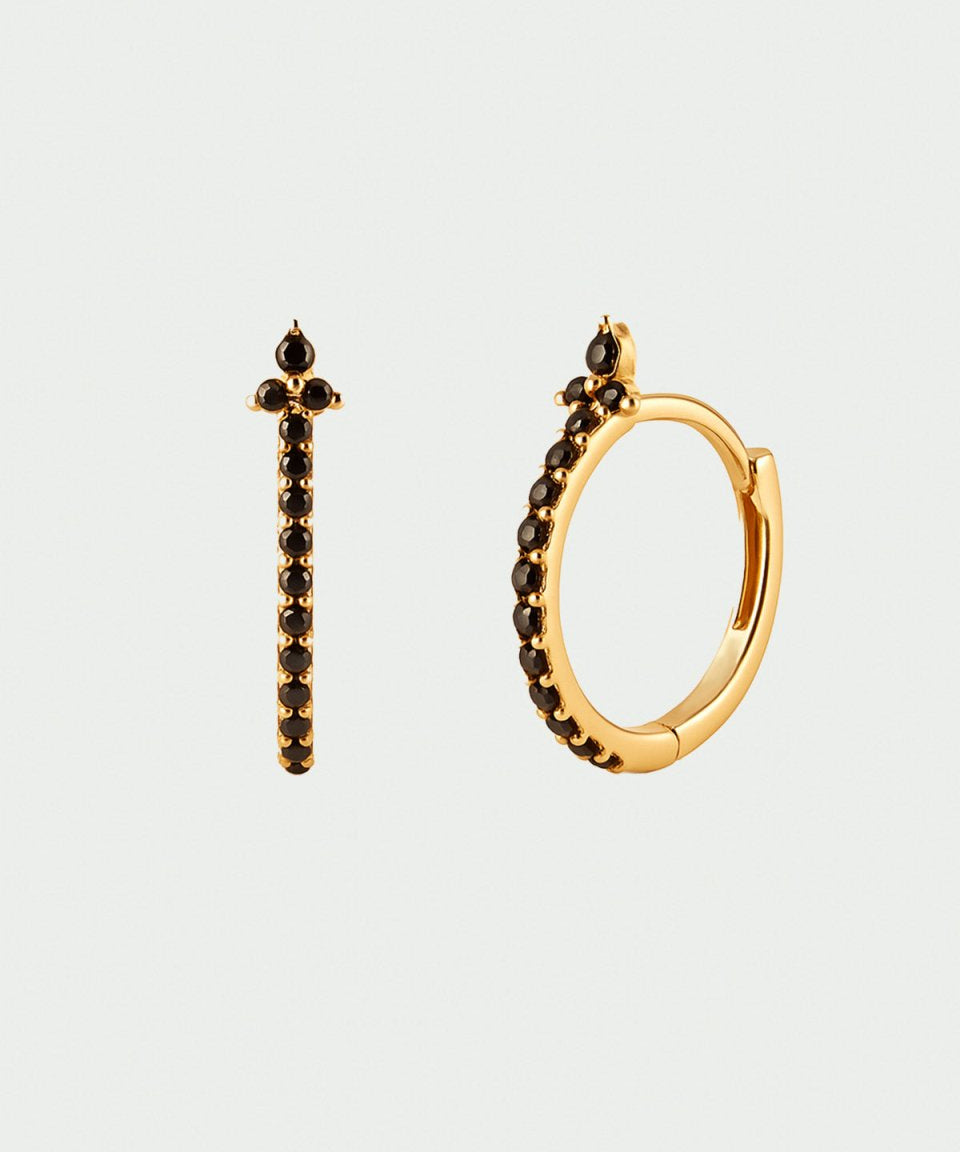 Brinco Lucila Ouro Preto - BRINCOS - DAANA