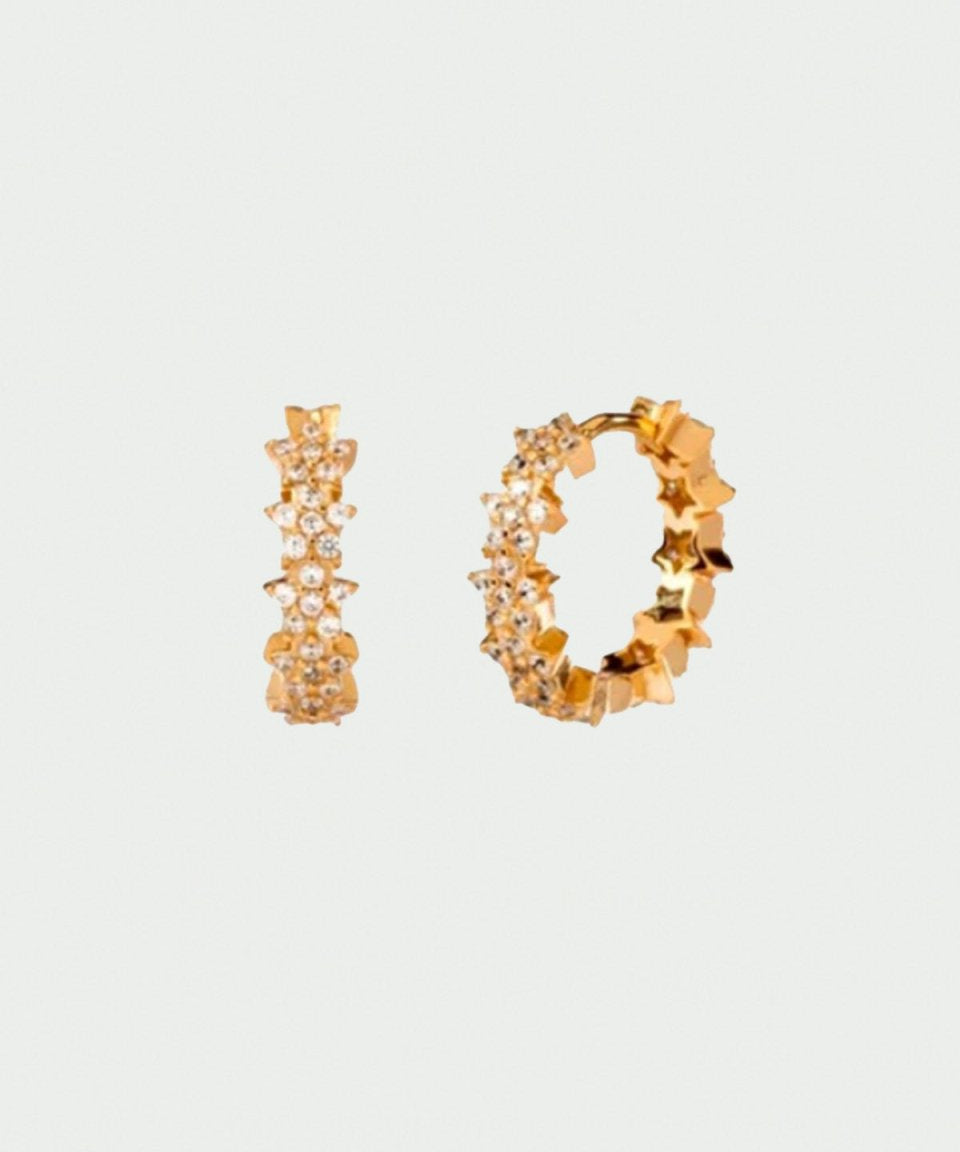 Brinco Monica Ouro Branco - BRINCOS - DAANA