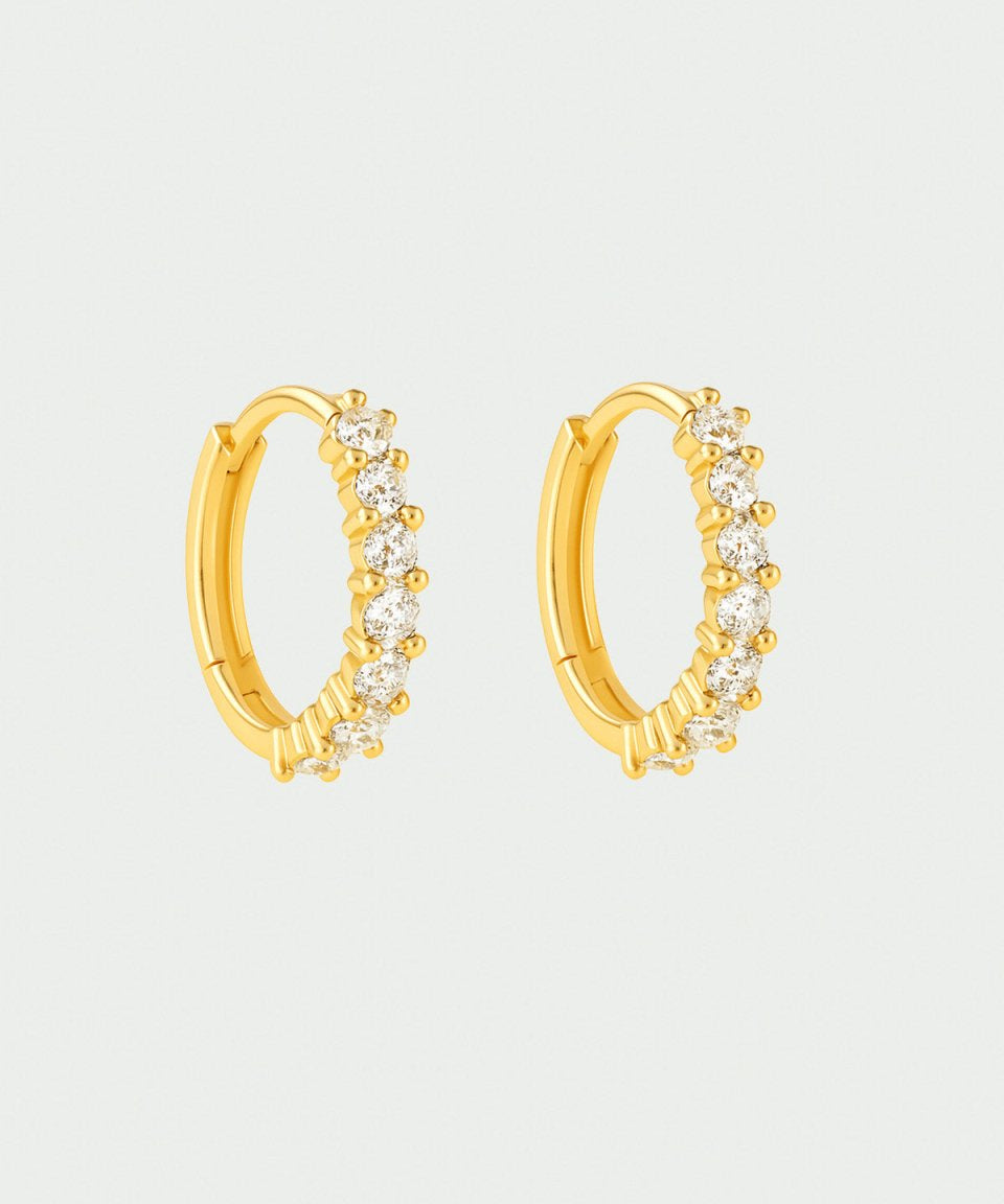 Brinco Susan Ouro Blanco - BRINCOS - DAANA