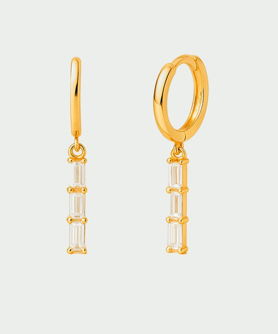 Brinco Triana Ouro Branco - BRINCOS - DAANA