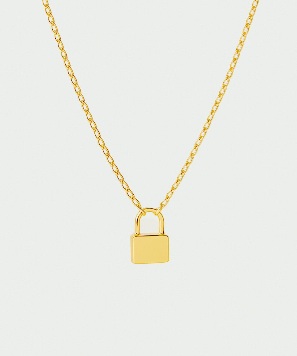 Colar Lock Ouro - Colares - DAANA