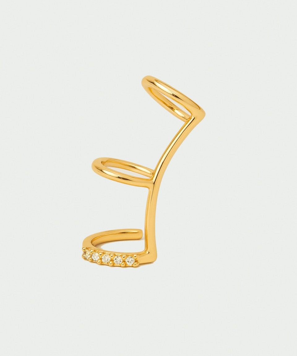 Ear Cuff Mykonos Ouro - EAR CUFF - DAANA