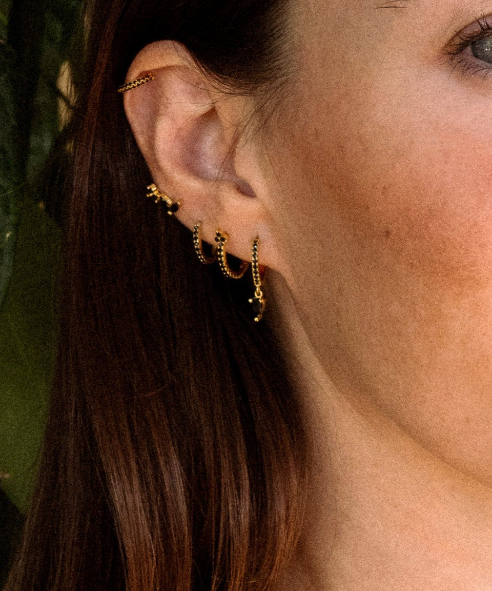 Brinco Marcia Ouro Preto - BRINCOS - DAANA