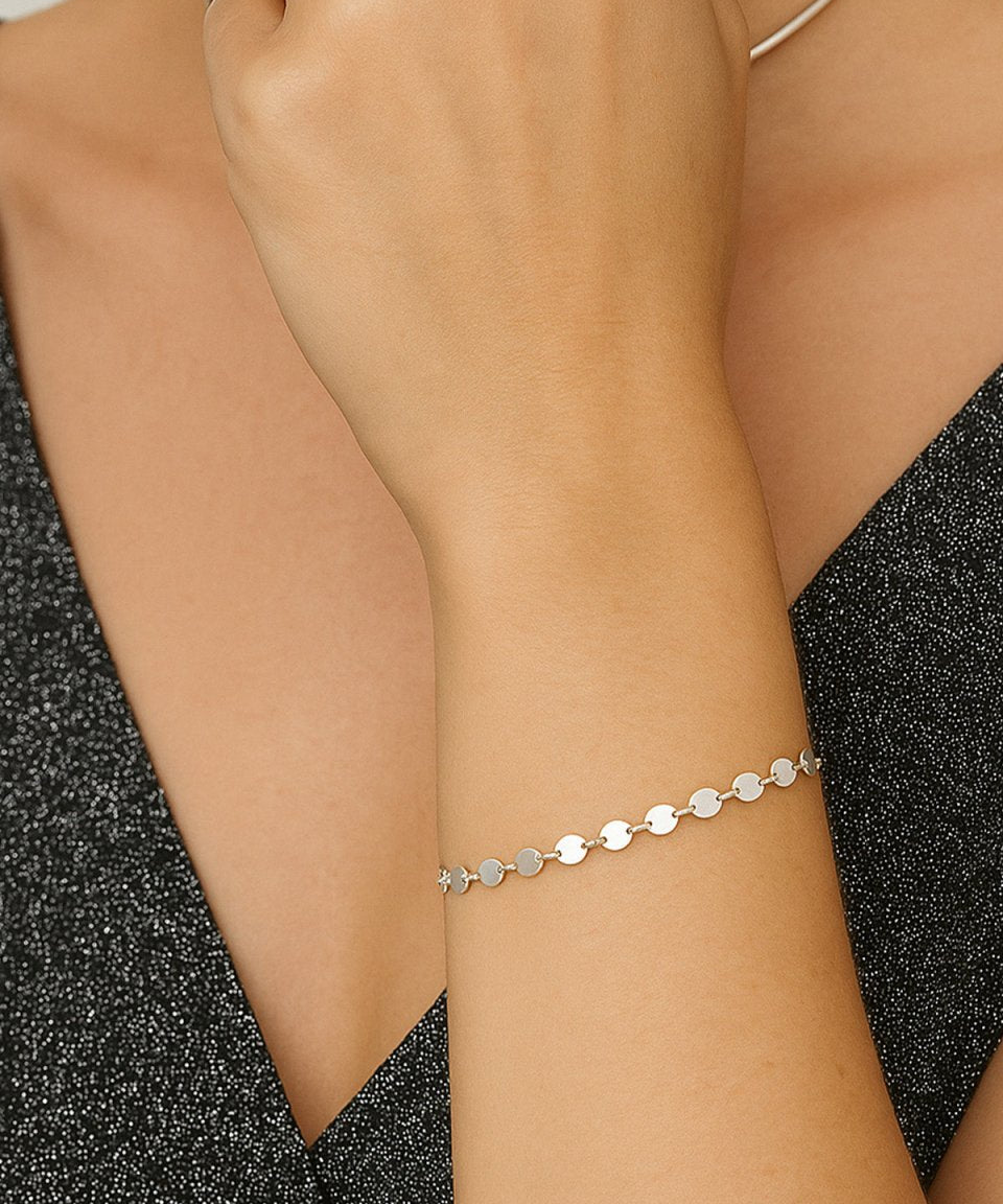 Pulseira Ofelia Prata - PULSEIRAS - DAANA