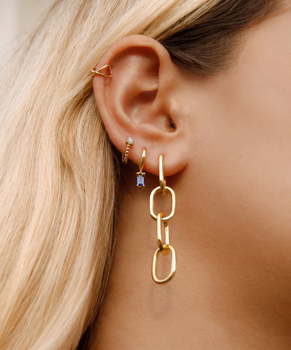 Brinco Elaine Ouro Preto - BRINCOS - DAANA