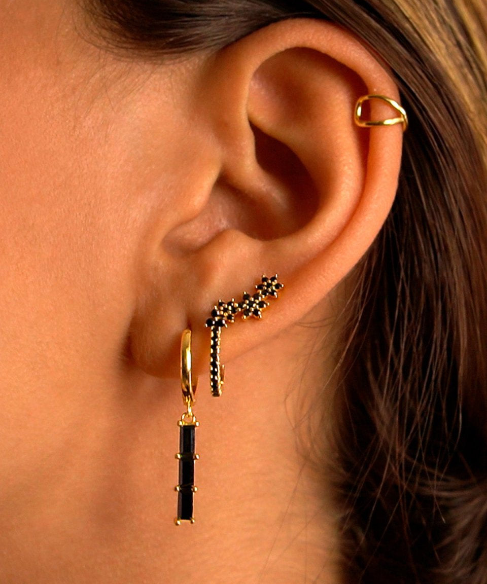 Brinco Triana Ouro Preto - BRINCOS - DAANA