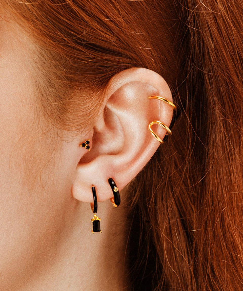 Brinco Julia Ouro Preto - BRINCOS - DAANA