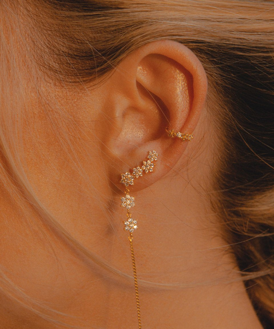 Brinco Jazmin Ouro - BRINCOS - DAANA