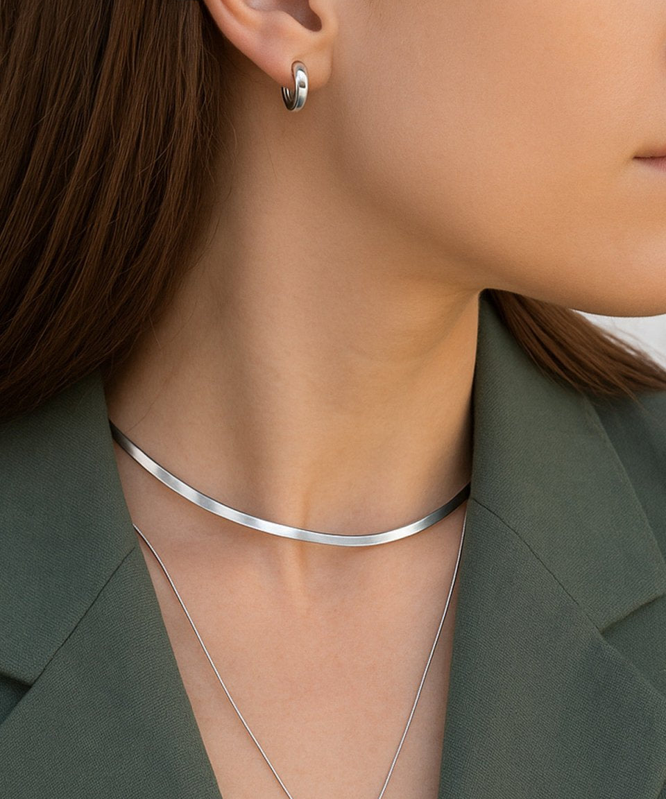 Colar Sahara Prata - COLARES - DAANA