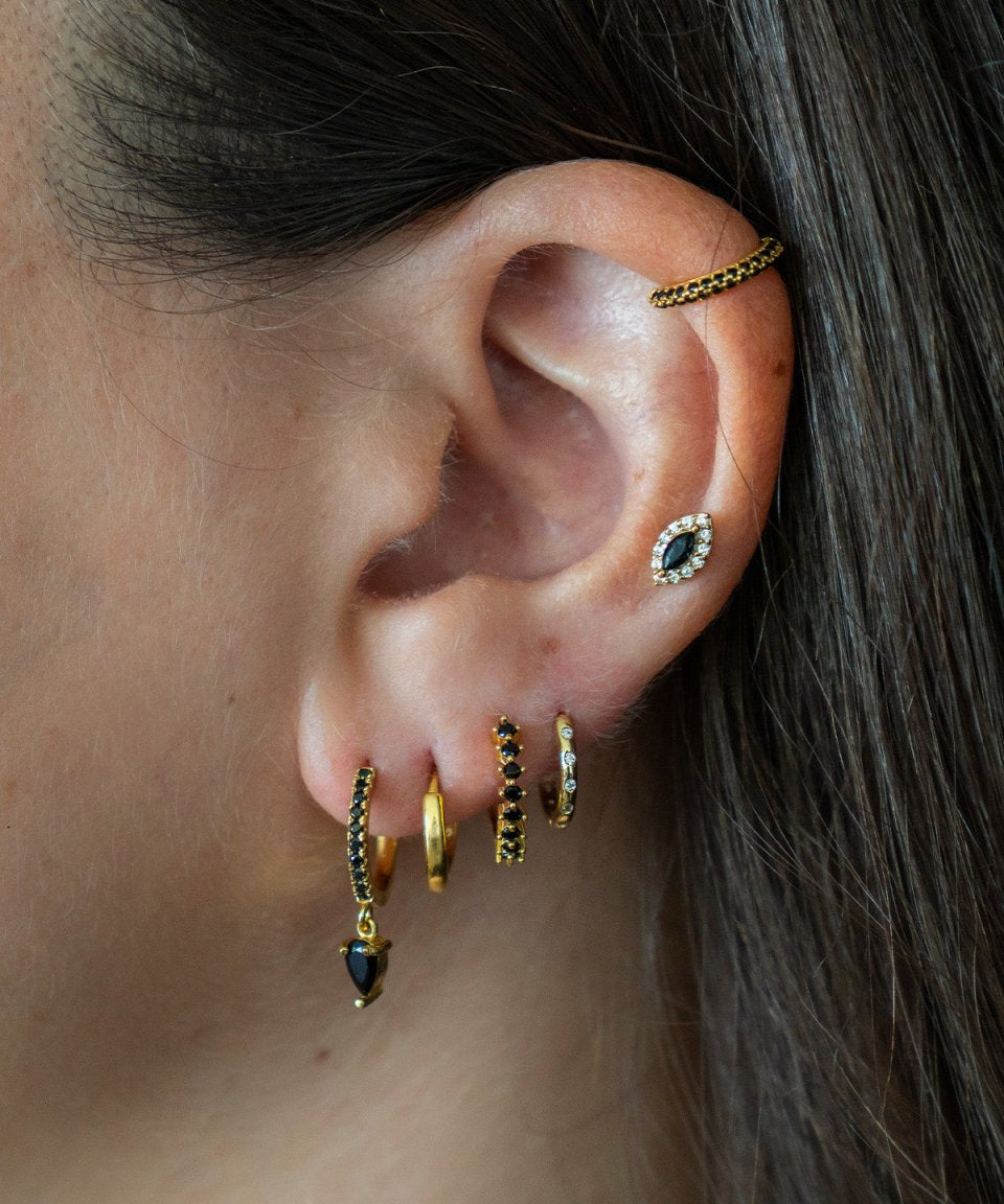 Brinco Susan Ouro Preto - BRINCOS - DAANA