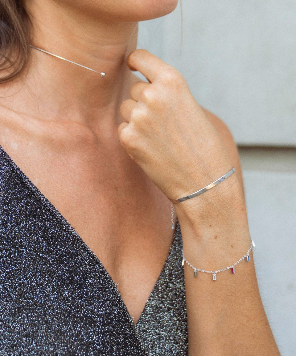 Pulseira Sahara Prata - PULSEIRAS - DAANA