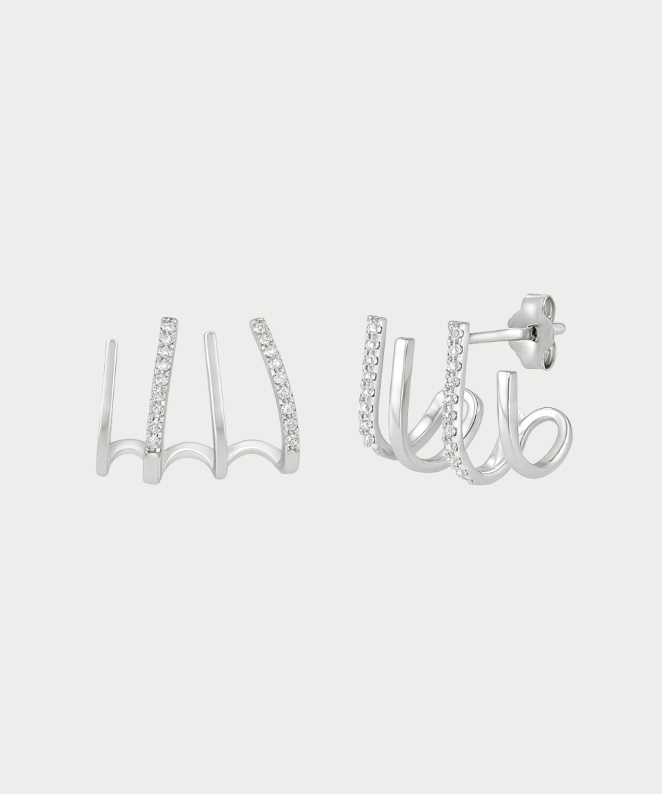 Aretes Nairobi Plata - DAANA
