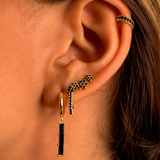 Ear Cuff Prince Oro Negro