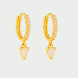 Brinco Marcia Ouro Branco - BRINCOS - DAANA