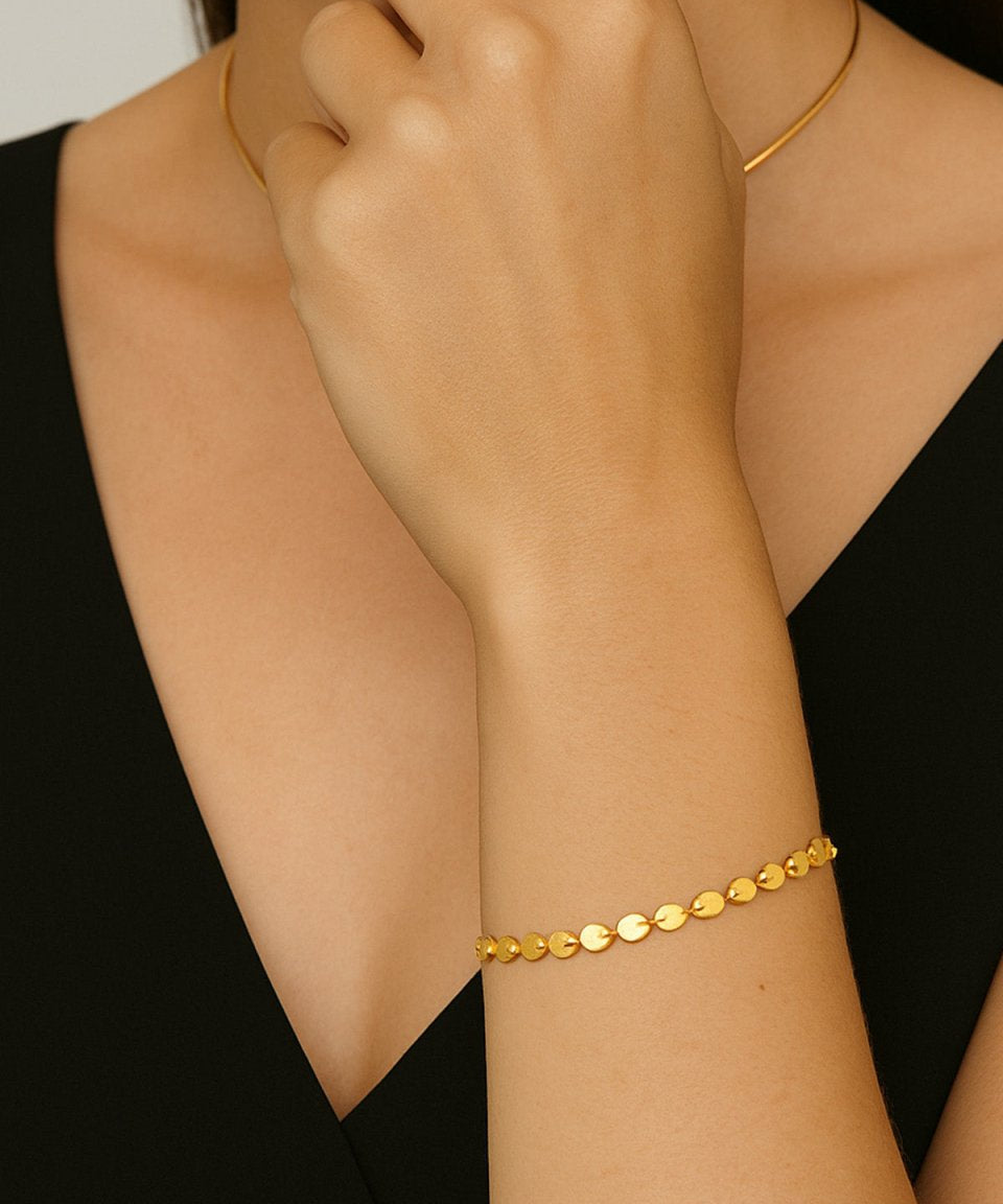 Pulseira Ofelia Ouro - PULSEIRAS - DAANA