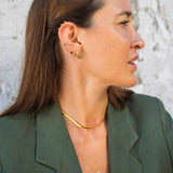 Aretes Zita Oro Blanco