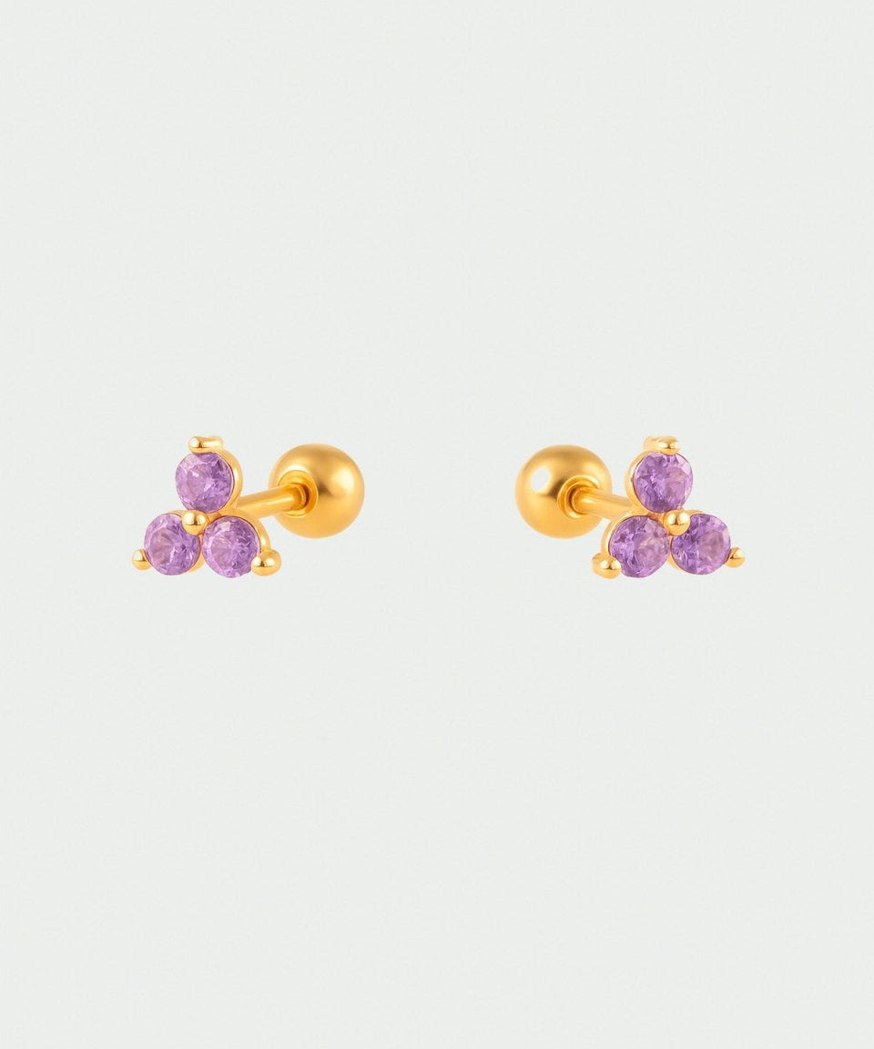 Piercing Leah Ouro Lila - PIERCINGS - DAANA